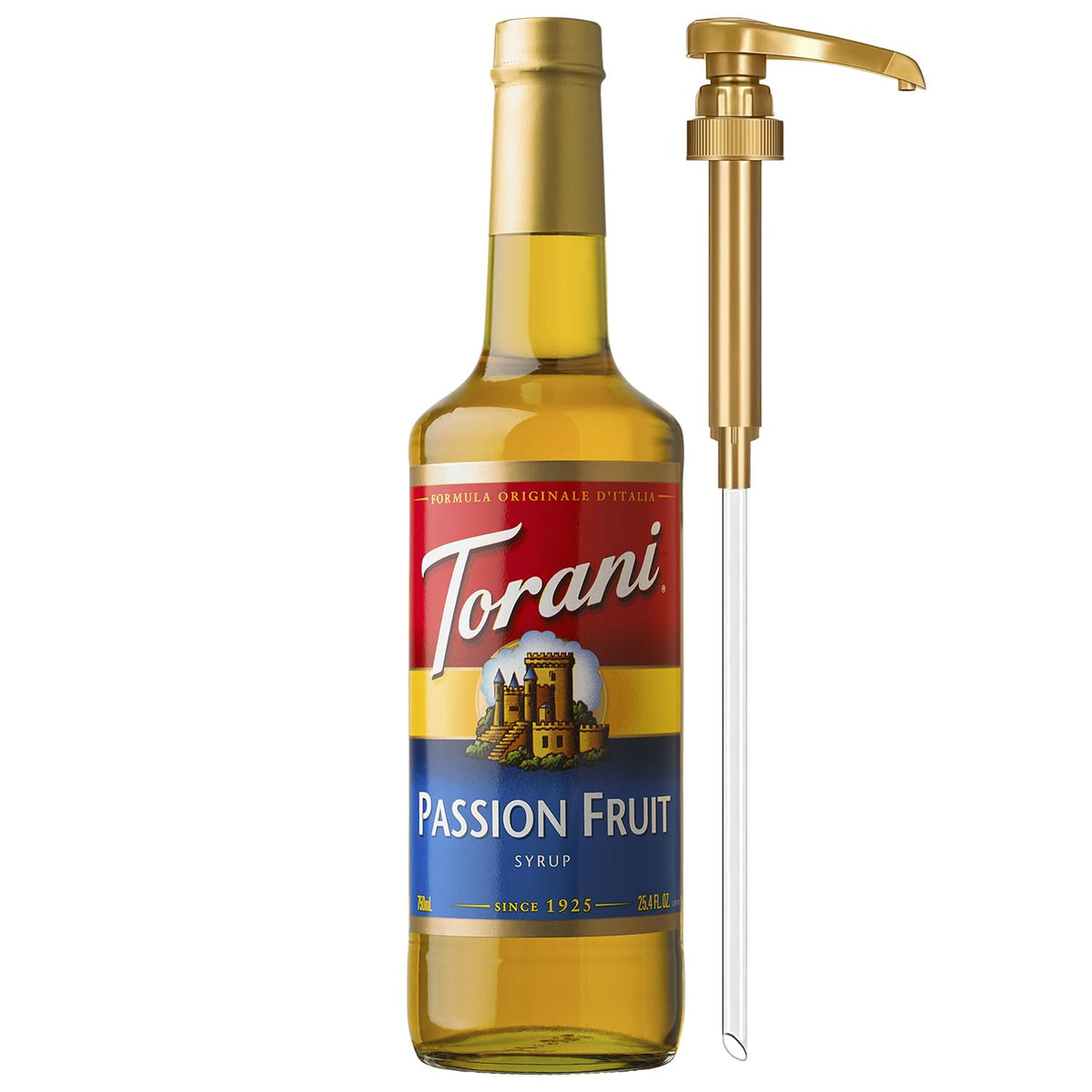 Torani Syrup, Blueberry Flavoring for Drinks, Pump Included, 25.4 Fl Oz