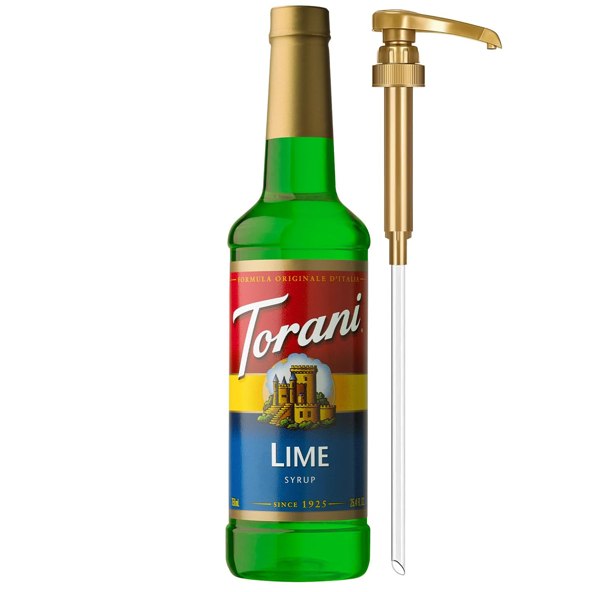 Torani Syrup, Blueberry Flavoring for Drinks, Pump Included, 25.4 Fl Oz
