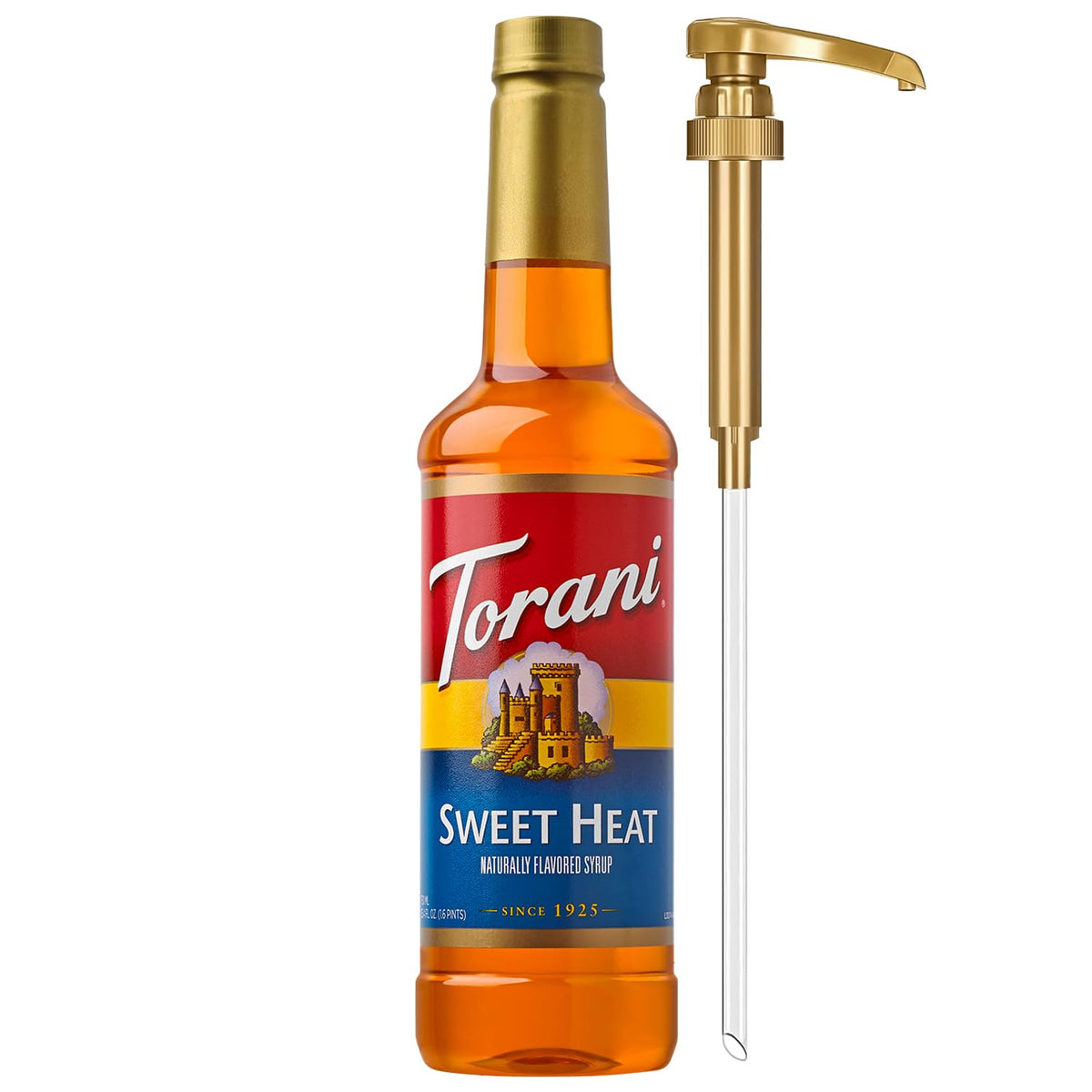 Torani Syrup, Blueberry Flavoring for Drinks, Pump Included, 25.4 Fl Oz
