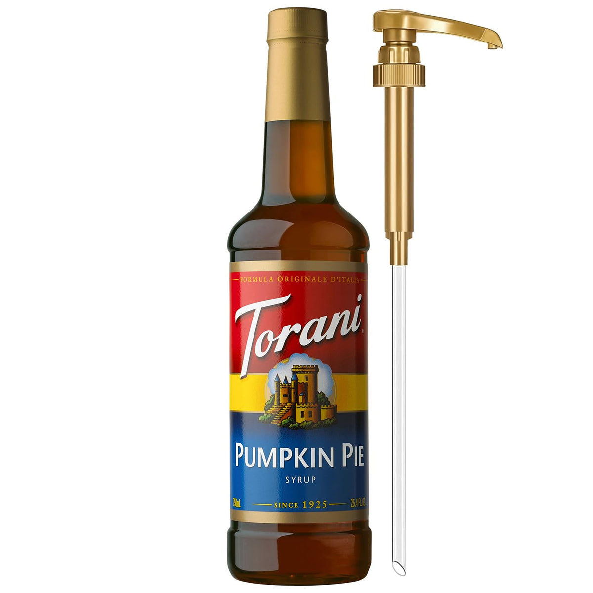 Torani Syrup, Blueberry Flavoring for Drinks, Pump Included, 25.4 Fl Oz