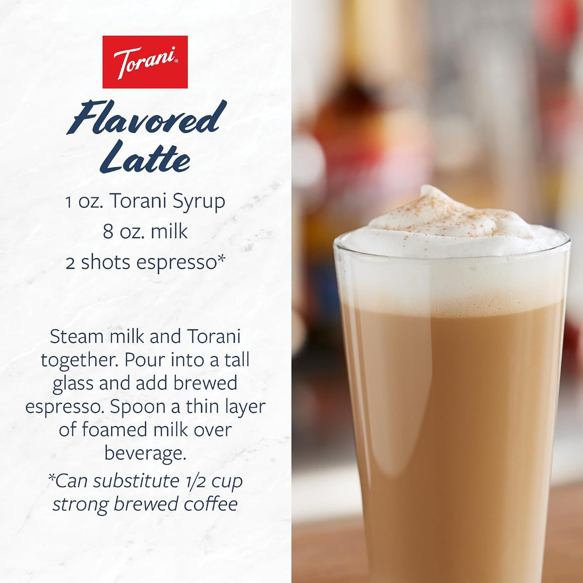 Torani French Vanilla Flavored Drink Syrup, 25.4 fl oz, 4 Pack