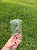 Pink & Black Bows U-Shaped Cups
