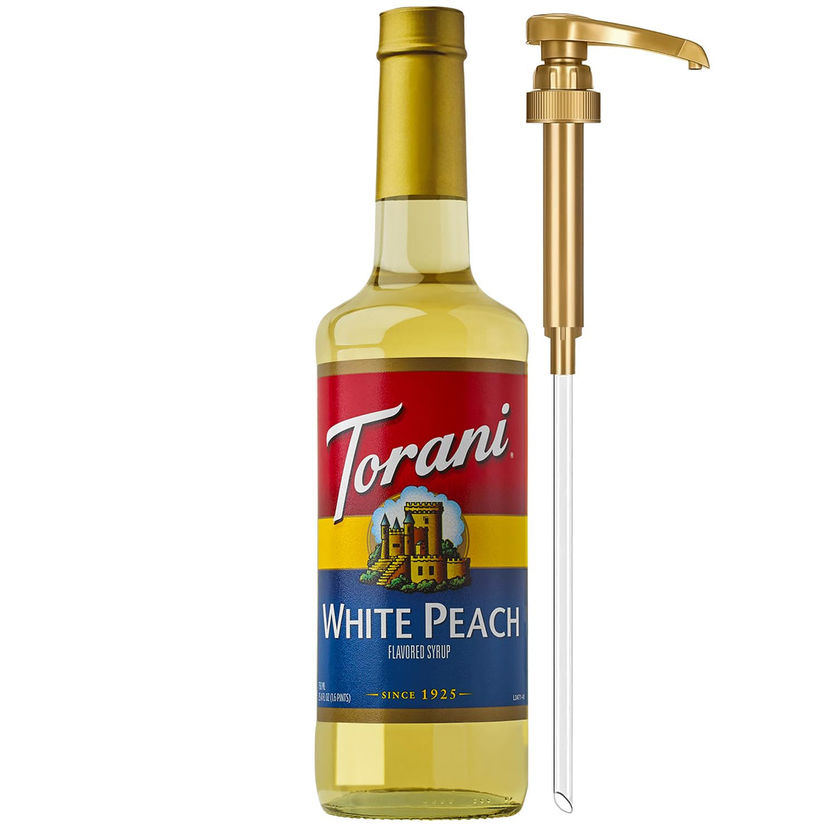 Torani Syrup, Blueberry Flavoring for Drinks, Pump Included, 25.4 Fl Oz
