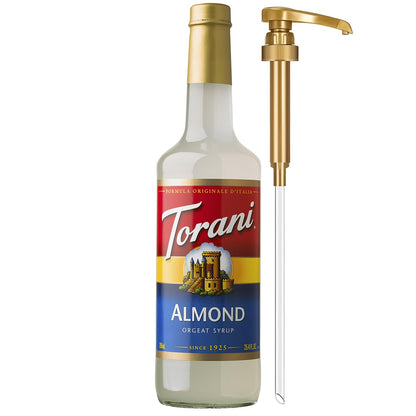 Torani Syrup, Blueberry Flavoring for Drinks, Pump Included, 25.4 Fl Oz