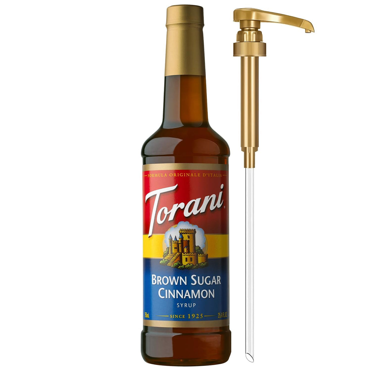 Torani Syrup, Blueberry Flavoring for Drinks, Pump Included, 25.4 Fl Oz