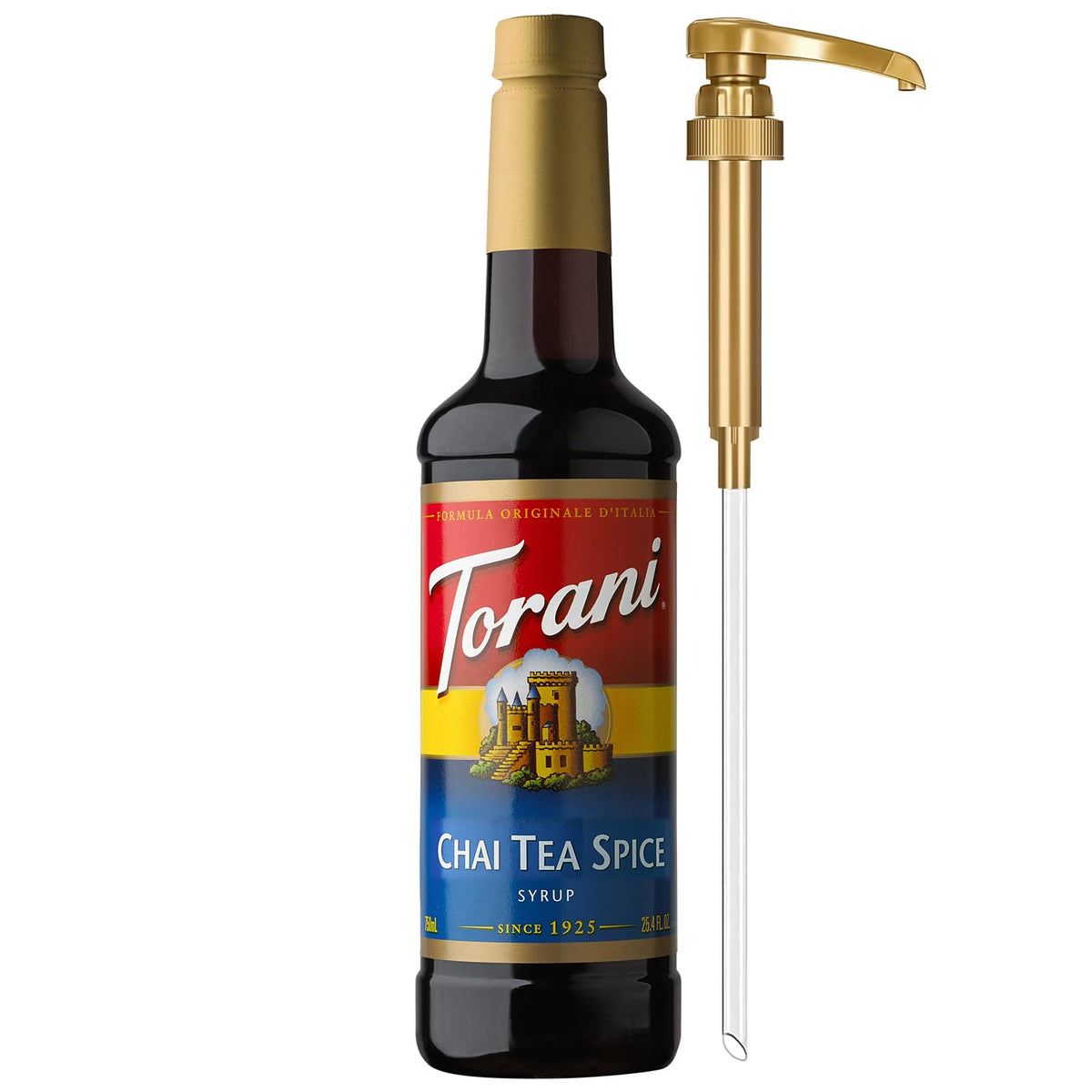 Torani Syrup, Blueberry Flavoring for Drinks, Pump Included, 25.4 Fl Oz