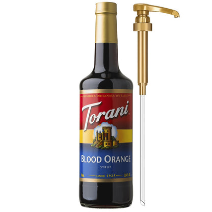 Torani Syrup, Blueberry Flavoring for Drinks, Pump Included, 25.4 Fl Oz