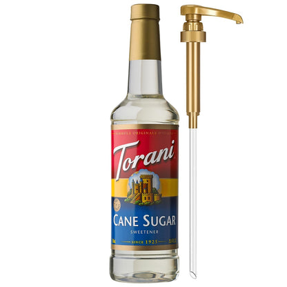 Torani Syrup, Blueberry Flavoring for Drinks, Pump Included, 25.4 Fl Oz