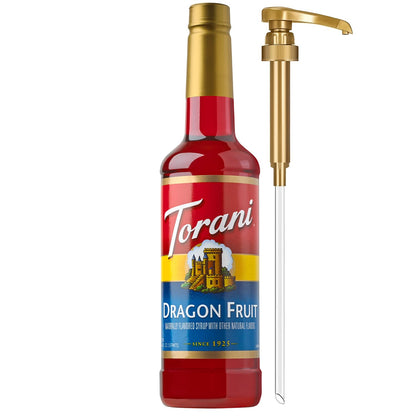Torani Syrup, Blueberry Flavoring for Drinks, Pump Included, 25.4 Fl Oz