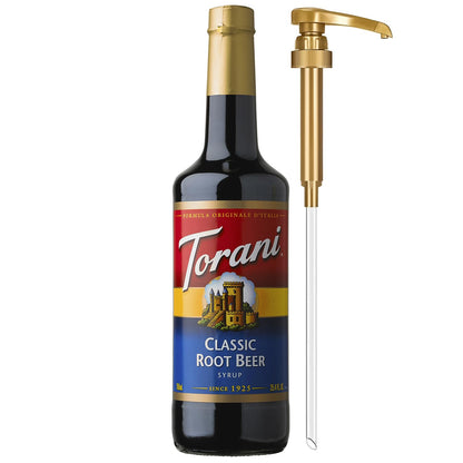 Torani Syrup, Blueberry Flavoring for Drinks, Pump Included, 25.4 Fl Oz