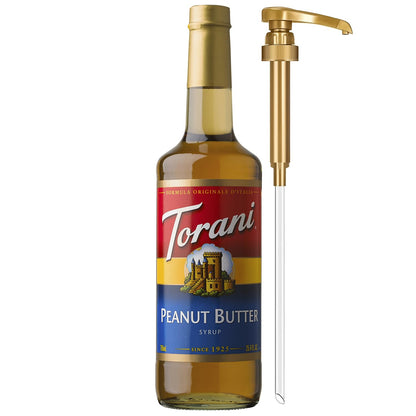 Torani Syrup, Blueberry Flavoring for Drinks, Pump Included, 25.4 Fl Oz