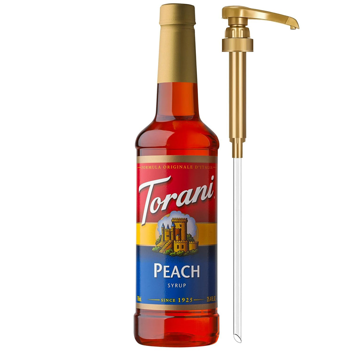 Torani Syrup, Blueberry Flavoring for Drinks, Pump Included, 25.4 Fl Oz