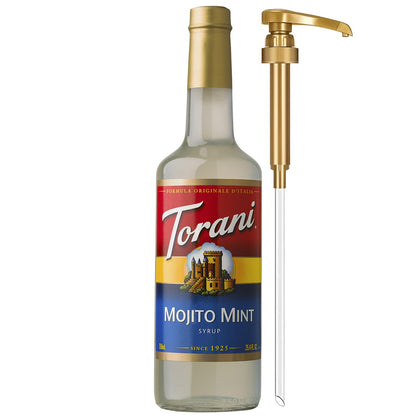 Torani Syrup, Blueberry Flavoring for Drinks, Pump Included, 25.4 Fl Oz