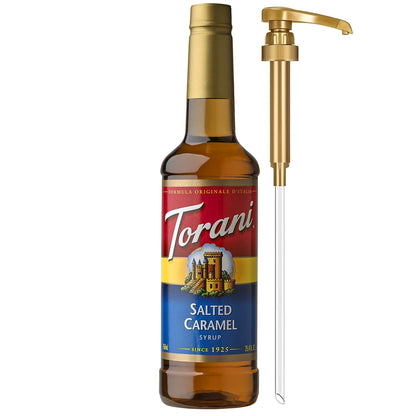 Torani Syrup, Blueberry Flavoring for Drinks, Pump Included, 25.4 Fl Oz