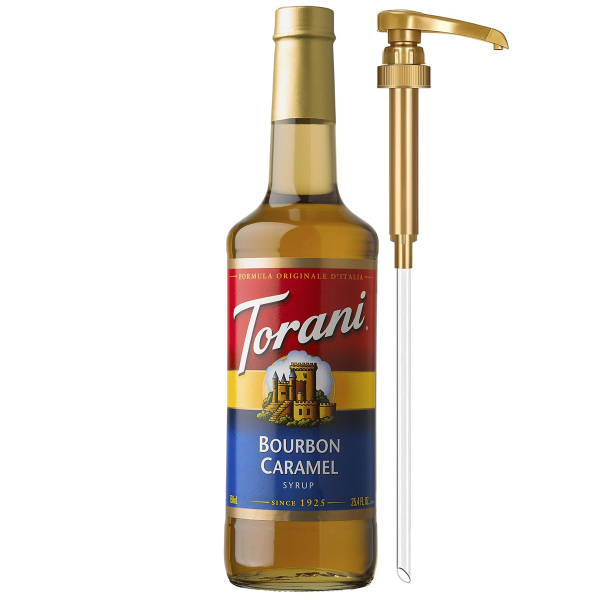 Torani Syrup, Blueberry Flavoring for Drinks, Pump Included, 25.4 Fl Oz