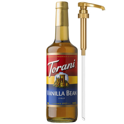 Torani Syrup, Blueberry Flavoring for Drinks, Pump Included, 25.4 Fl Oz
