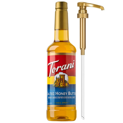 Torani Syrup, Blueberry Flavoring for Drinks, Pump Included, 25.4 Fl Oz