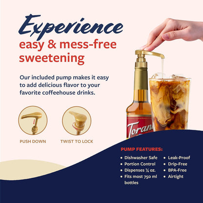 Torani Coffee Syrup, Toasted Marshmallow Flavor, Pump Included, 25.4 Fl Oz