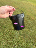Pink & Black Cats 34oz Reusable Drink Buckets