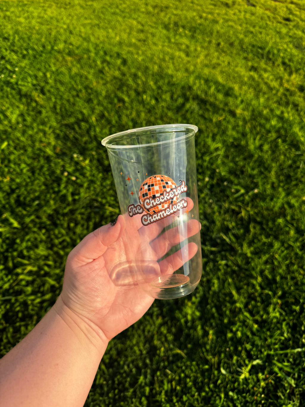 The Checkered Chameleon Halloween U-Shaped Cups