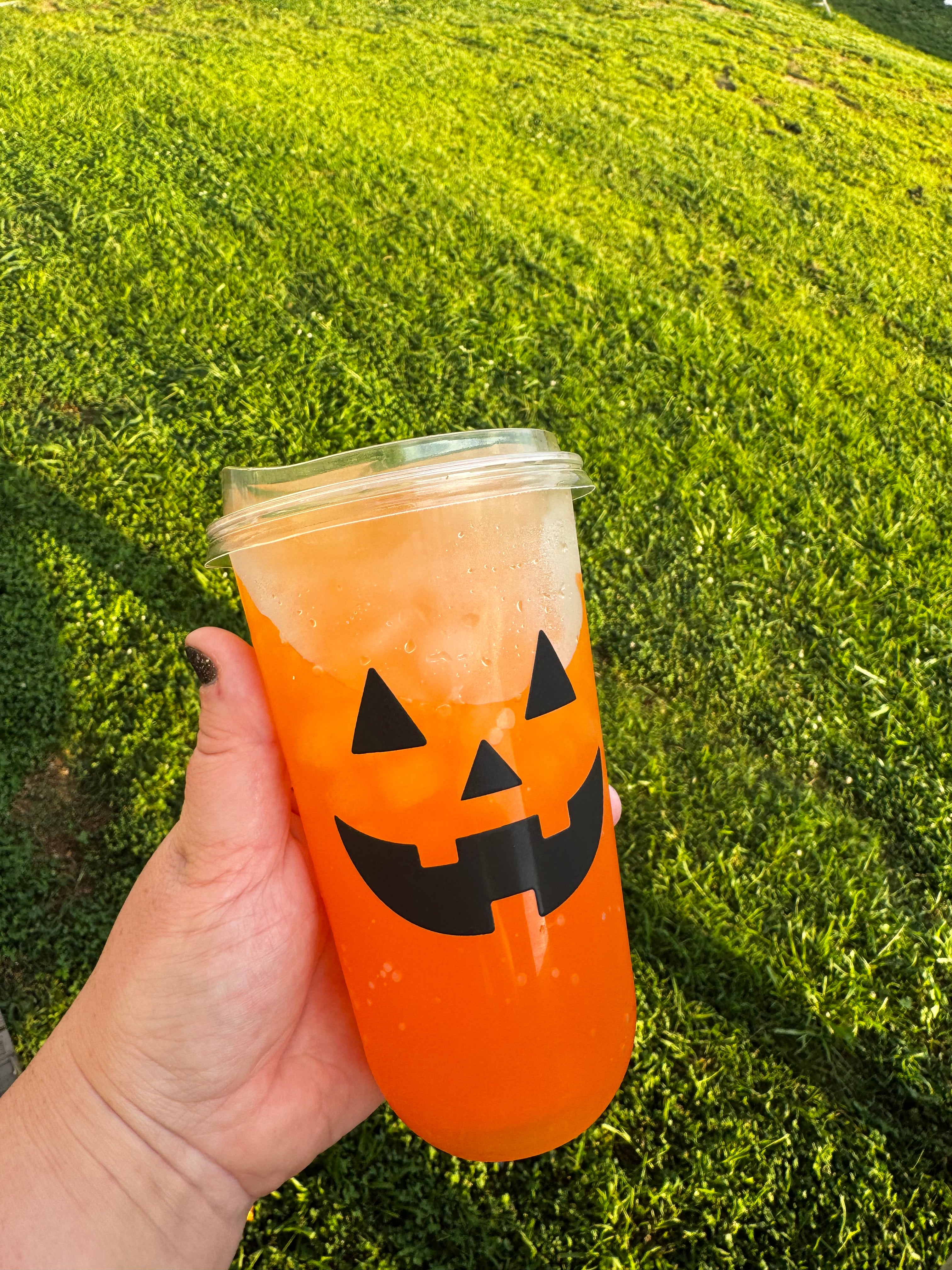 Jack-O-Lantern U-Shaped Cups